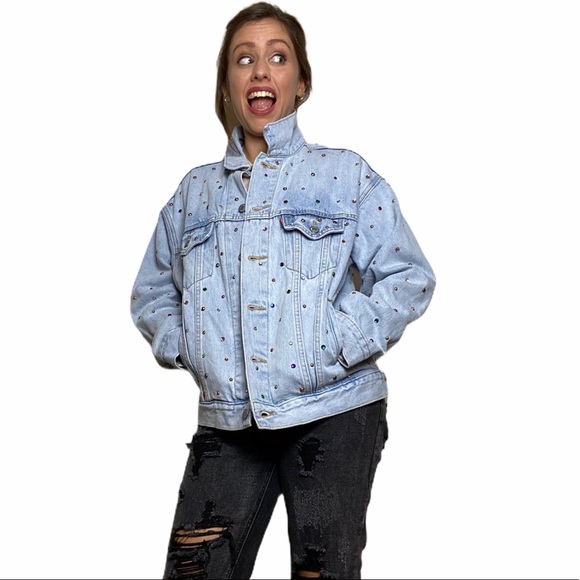 Levis Studded Dad Trucker Jacket 